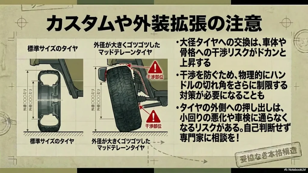 jimny-custom-big-tire-risk