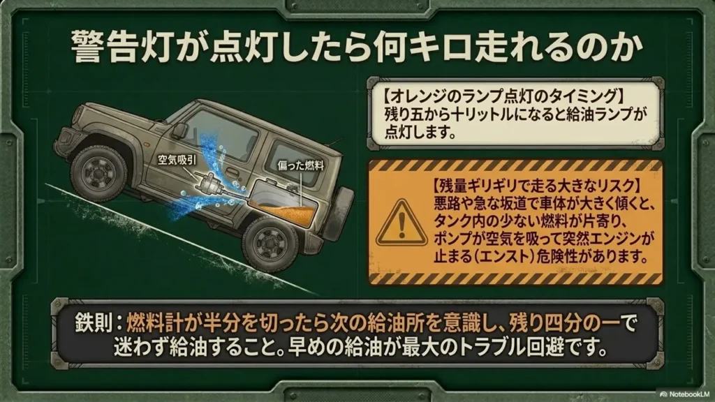 jimny-fuel-warning-light-risk