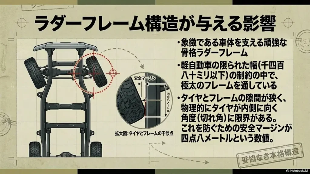 jimny-ladder-frame-tire-clearance