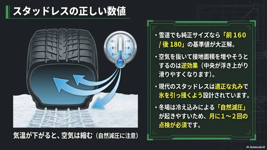 studless-tire-correct-pressure