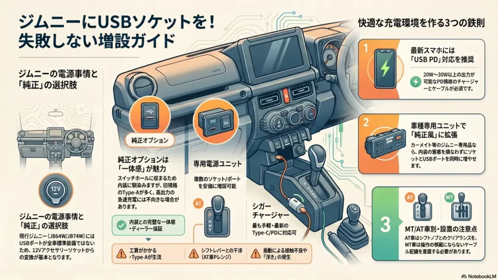 jimny-usb-expansion-caution