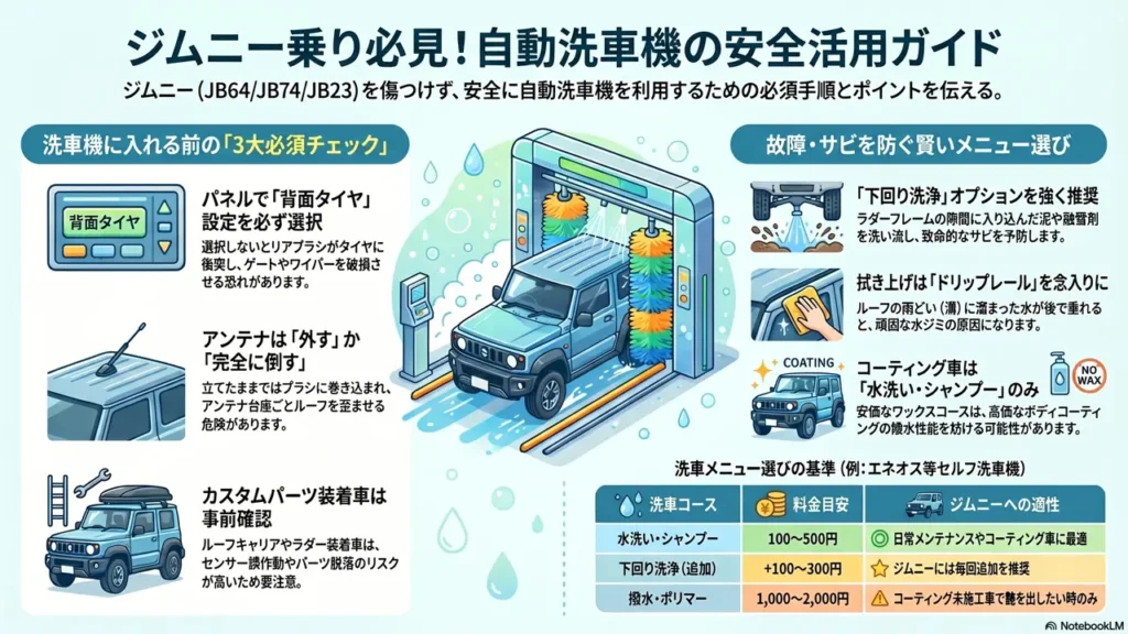 Things to Keep in Mind Before Putting Your Jimny Through a Car Wash