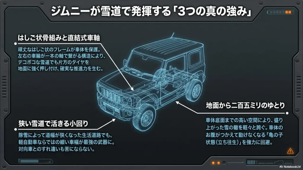 jimny-snow-road-strengths