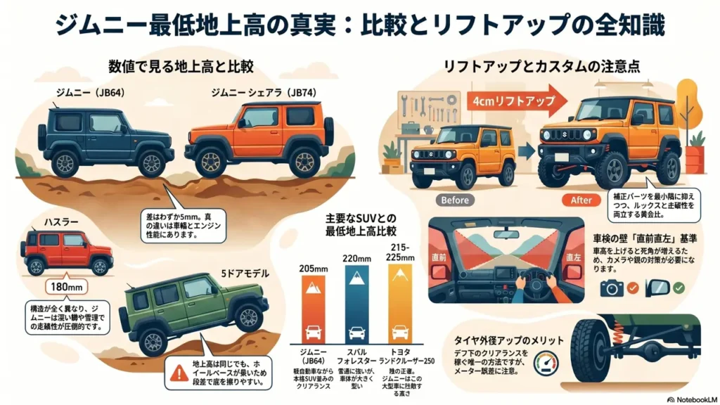 jimny-ground-clearance-comparison