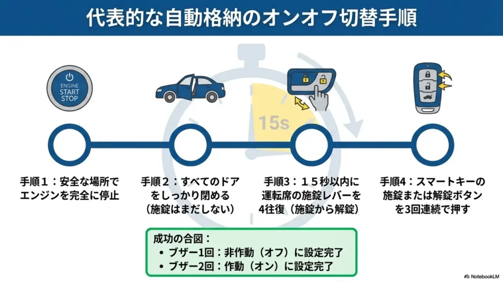 spacia-door-mirror-auto-fold-off-procedure