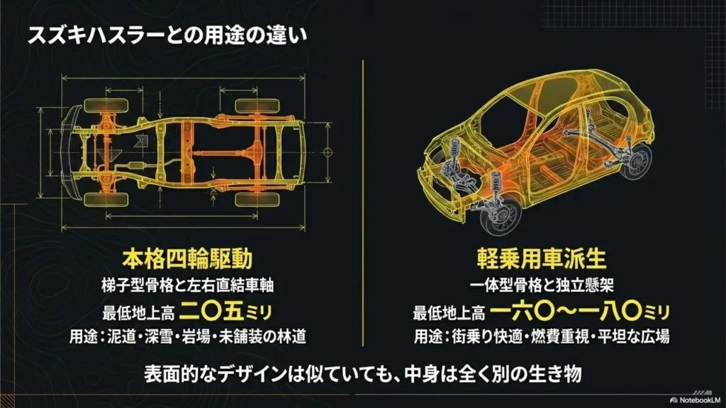 jimny-vs-hustler-frame-structure