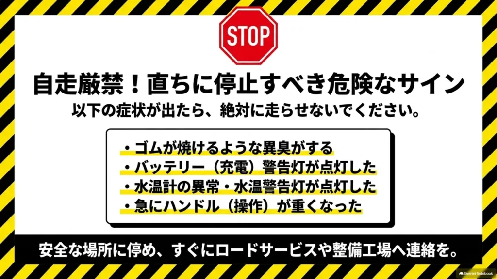 wagon-r-belt-noise-burning-smell-warning-light-stop-checklist