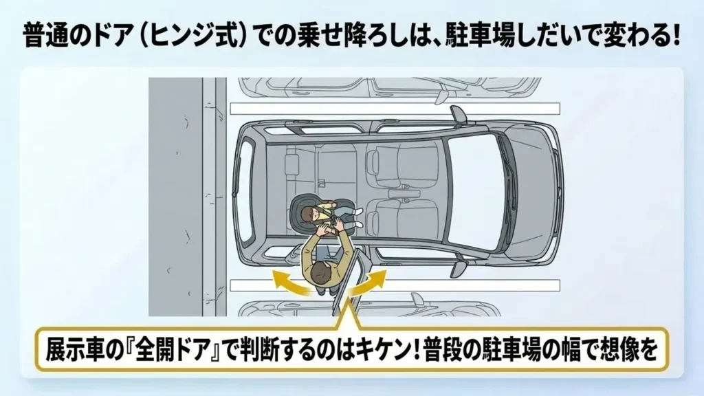 wagon-r-hinged-door-loading-parking-space-width-illustration