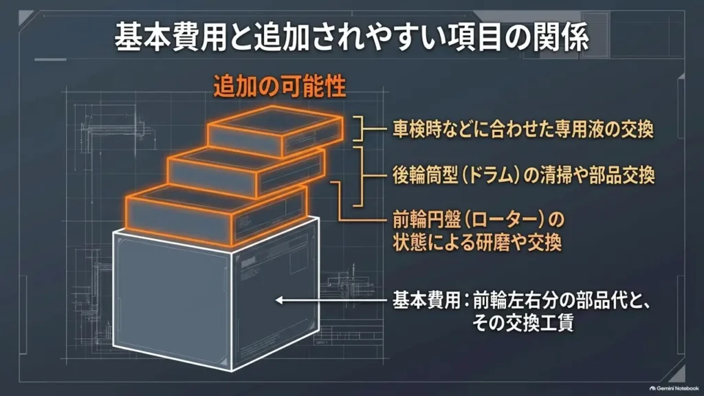 hustler-brake-pad-cost-structure-additional-items-diagram