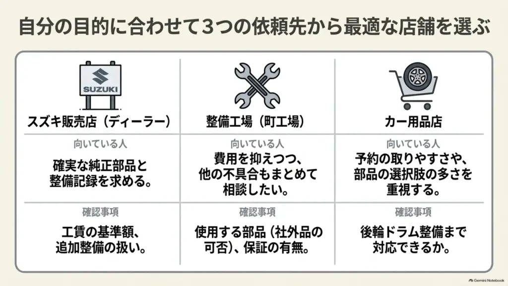 hustler-brake-repair-shop-comparison-table