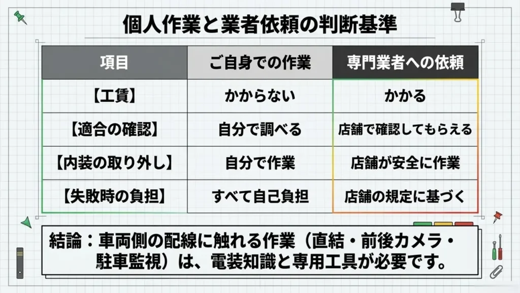 wagon-r-diy-versus-pro-shop-judgement-criteria-comparison-table