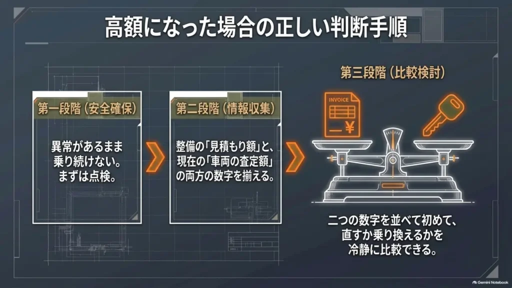 hustler-brake-repair-cost-decision-flow-chart