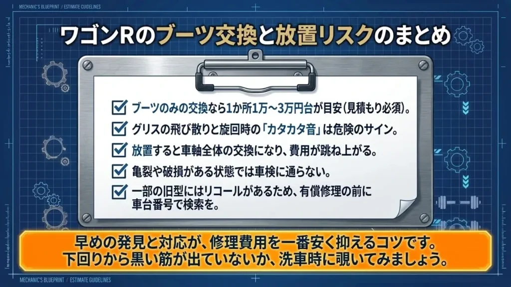 wagon-r-drive-shaft-boot-replacement-and-neglect-risk-summary-checklist