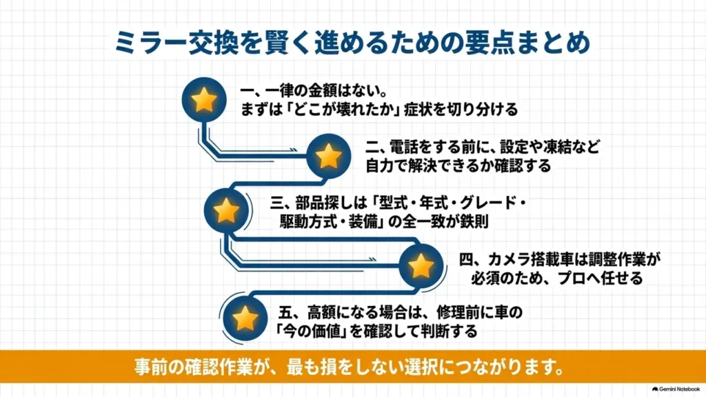 wagon-r-mirror-replacement-key-points-summary-four-rules