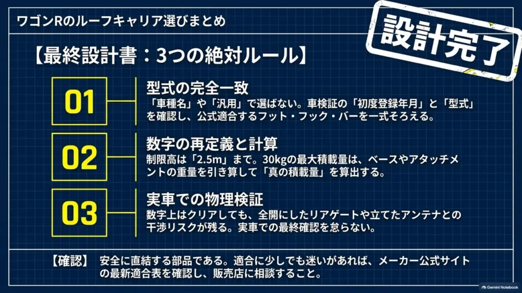 wagon-r-roof-carrier-summary-three-absolute-rules