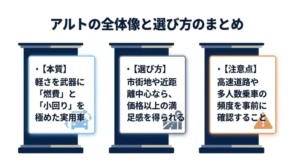alto-overall-summary-essence-selection-caution-three-pillars