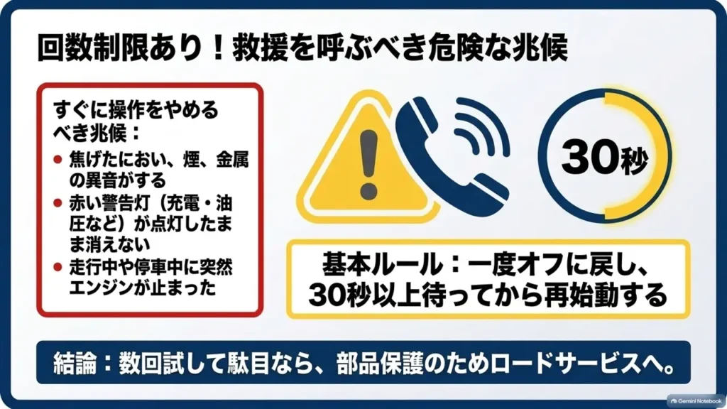hustler-engine-wont-start-30-second-wait-rule-warning-signs