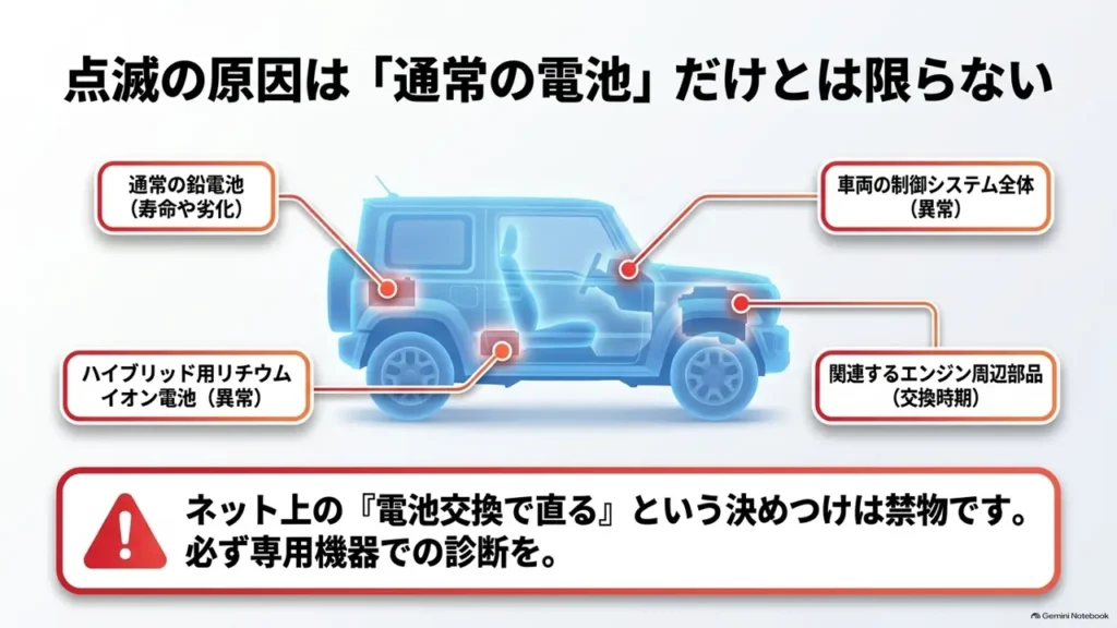 hustler-idling-stop-flashing-cause-four-factors-diagram