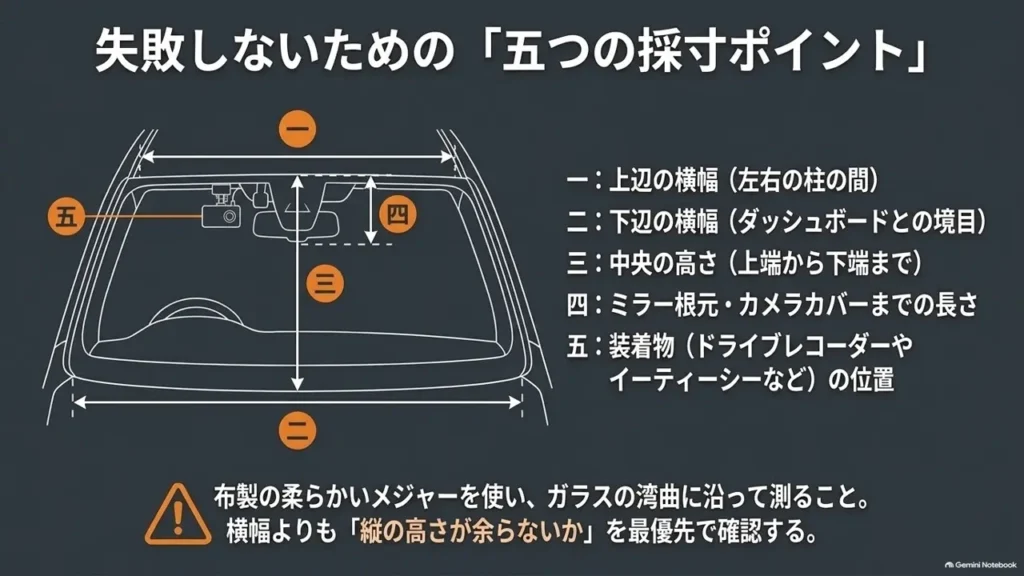 hustler-sunshade-generic-product-measuring-five-points-diagram