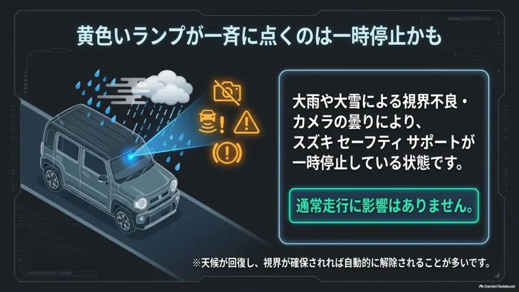 hustler-yellow-lights-rain-safety-support-suspended-illustration