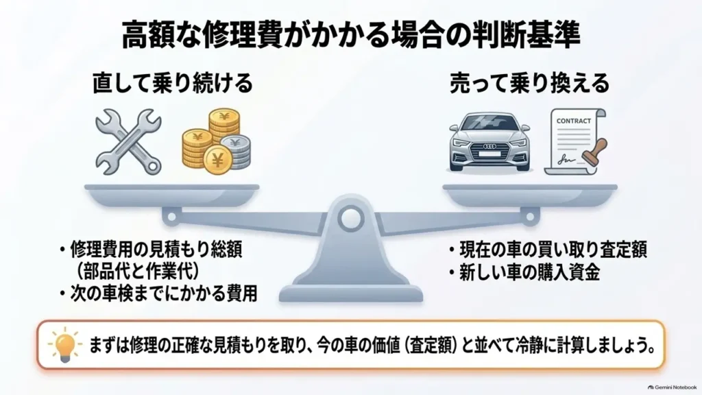 hustler-idling-stop-repair-vs-tradein-comparison-scale