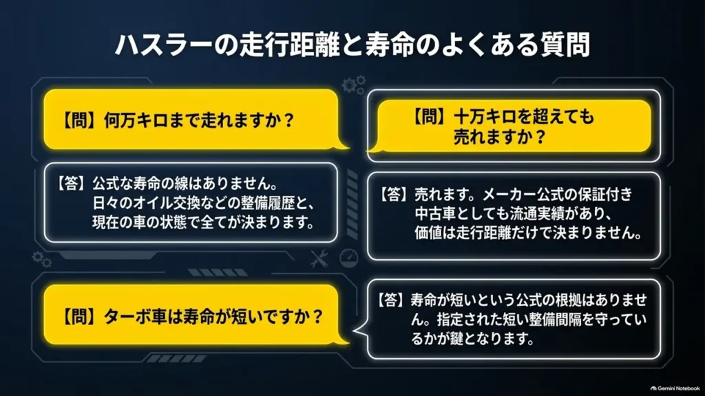 hustler-mileage-lifespan-faq-cards