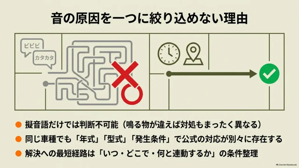 hustler-rattle-noise-multiple-causes-flow-diagram