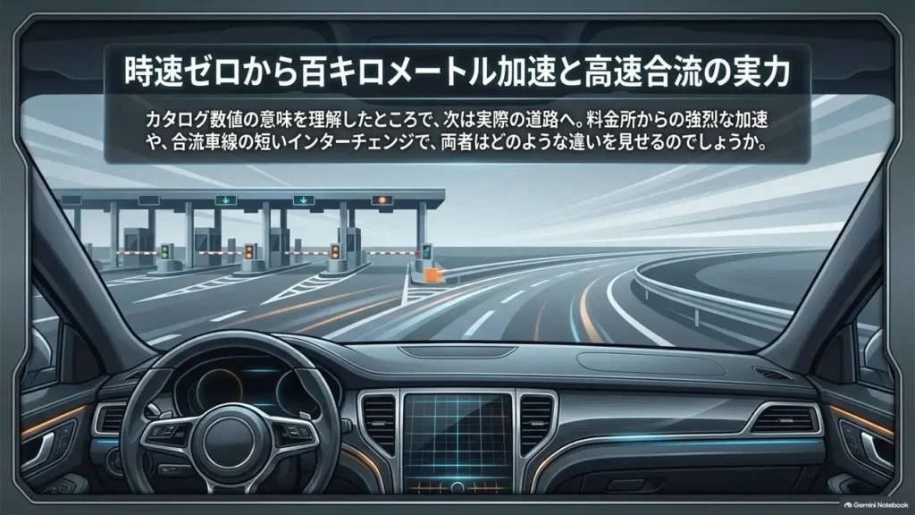 hustler-highway-merge-driver-view-illustration