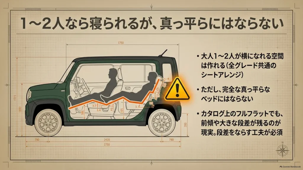 hustler-camping-1-2-person-sleep-space-side-view-diagram