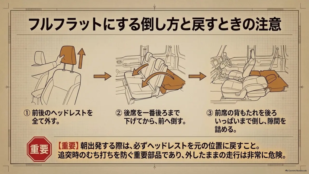 hustler-camping-fullflat-3-step-fold-procedure-diagram