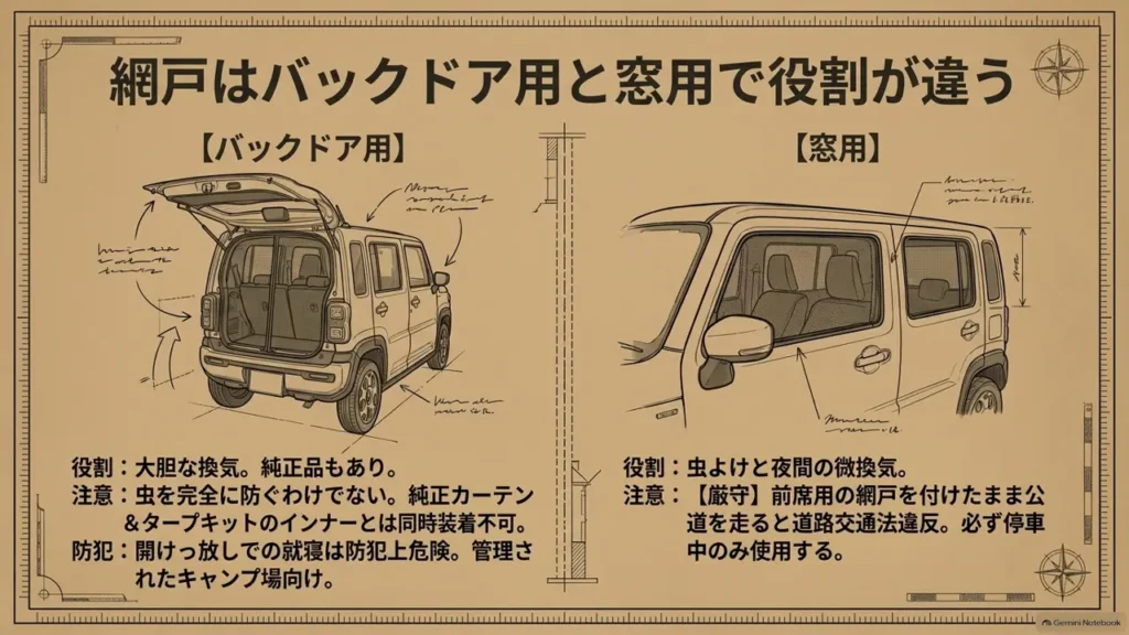 hustler-camping-back-door-vs-window-net-role-diagram