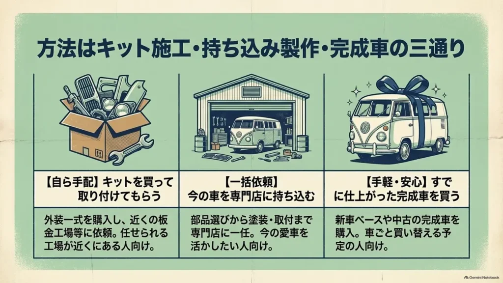 every-vw-bus-style-three-methods-kit-custom-complete-car
