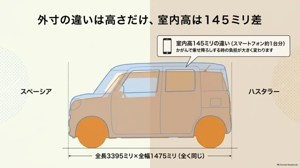 suzuki-hustler-spacia-side-view-height-comparison-diagram