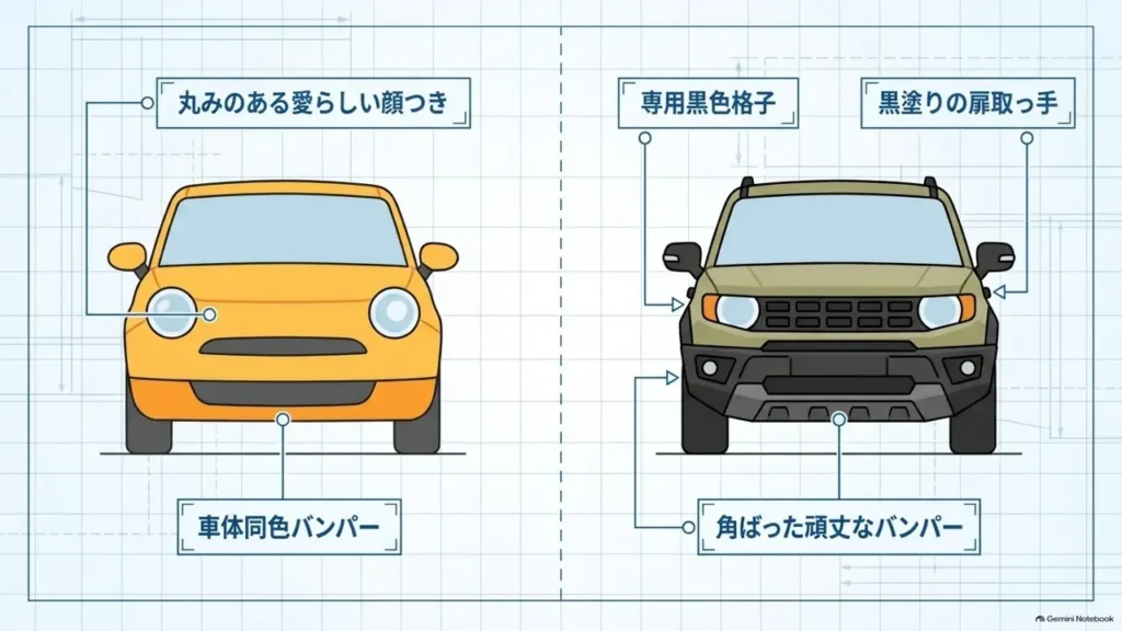 hustler-tough-wild-exterior-grille-bumper-front-view-diagram