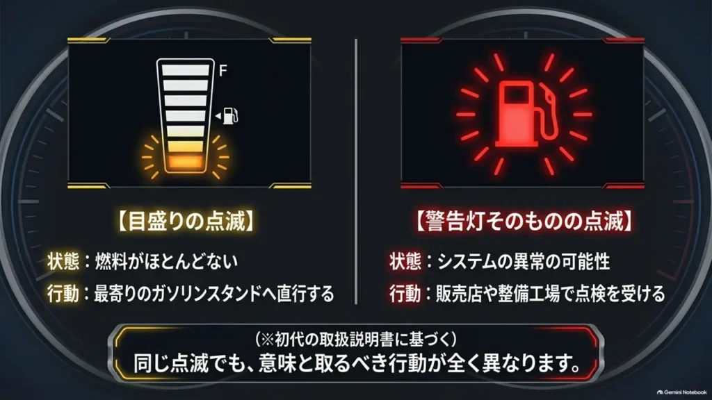 hustler-gauge-blinking-vs-warning-light-blinking-comparison