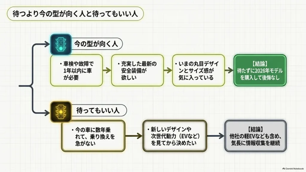 hustler-2026-model-wait-or-buy-now-decision-flow-chart