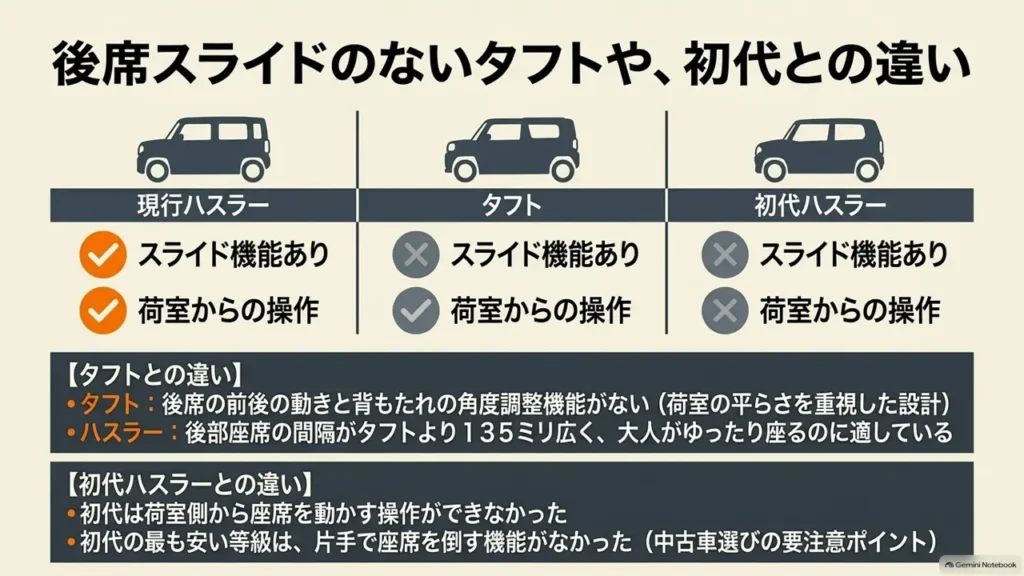 hustler-rear-seat-vs-taft-vs-1st-gen-comparison-table