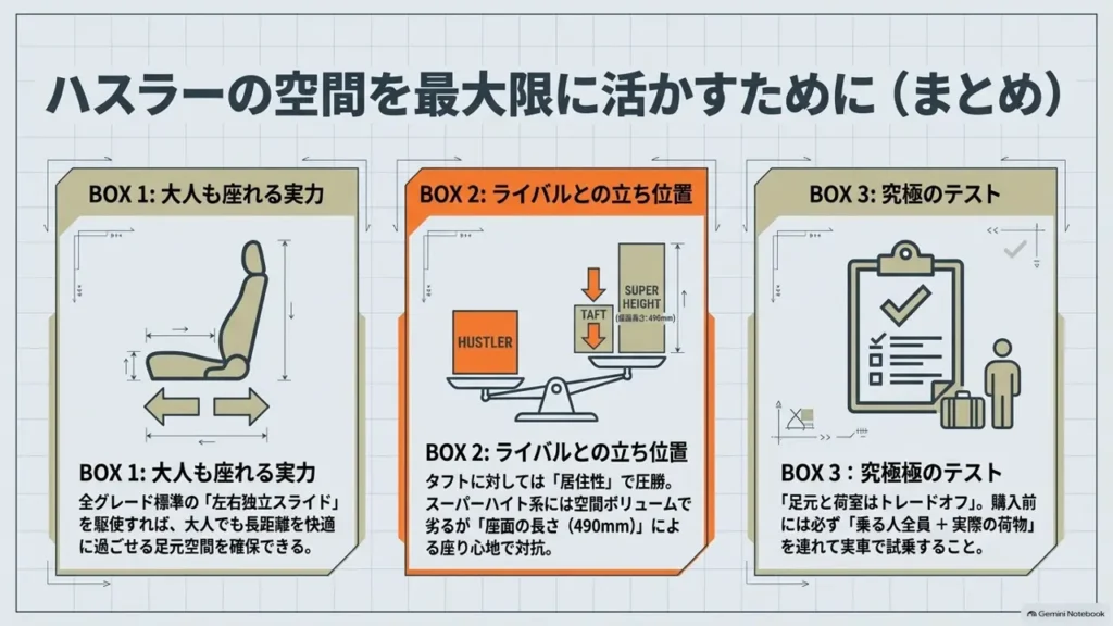 hustler-rear-seat-summary-key-points-chart