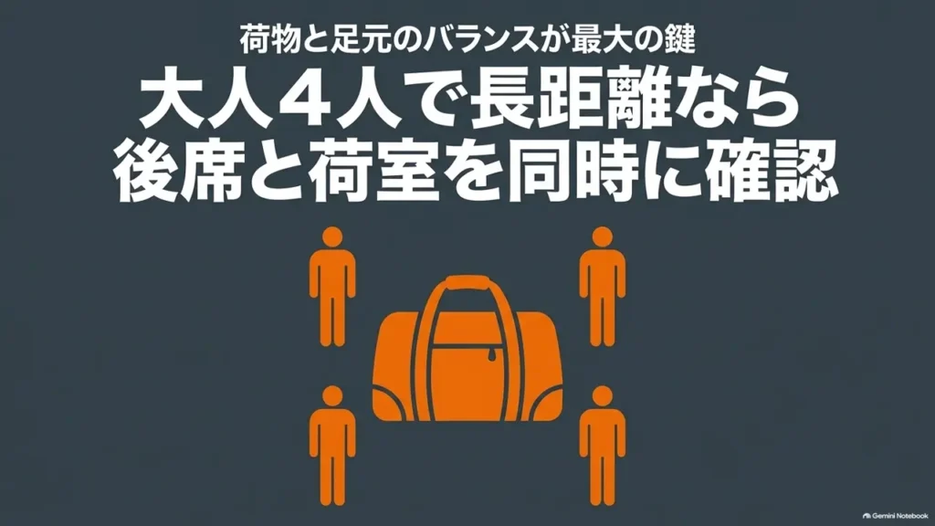 hustler-rear-seat-4-adults-long-drive-overview-chart